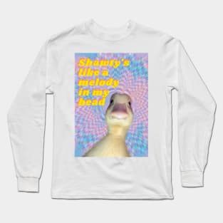 DUCK MEME Long Sleeve T-Shirt